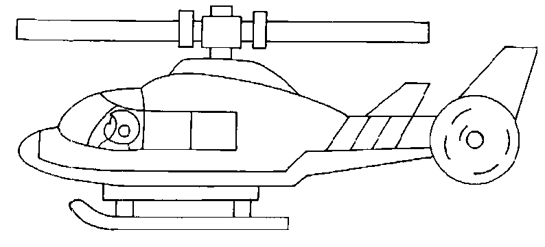 Malvorlage: Hubschrauber (Transport) #136142 - Kostenlose Malvorlagen zum Ausdrucken