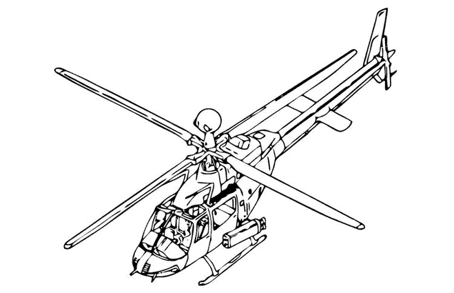 Malvorlage: Hubschrauber (Transport) #136145 - Kostenlose Malvorlagen zum Ausdrucken