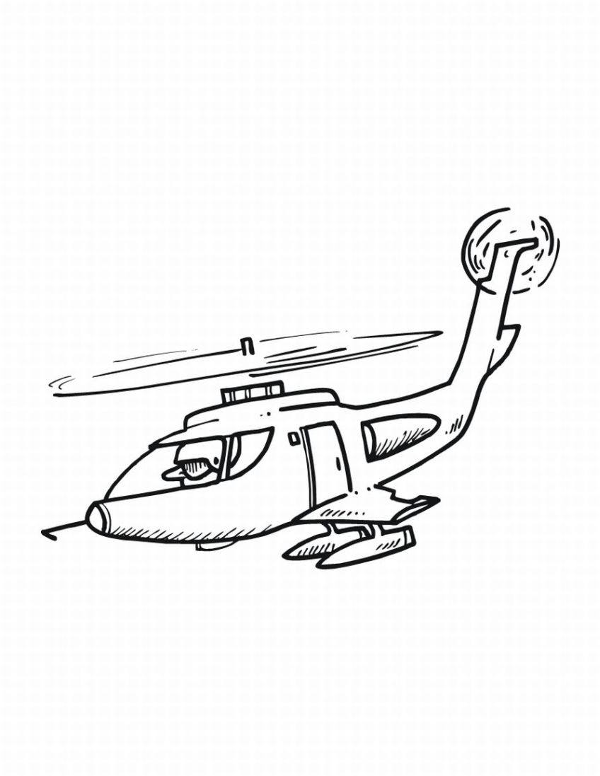 Malvorlage: Hubschrauber (Transport) #136171 - Kostenlose Malvorlagen zum Ausdrucken