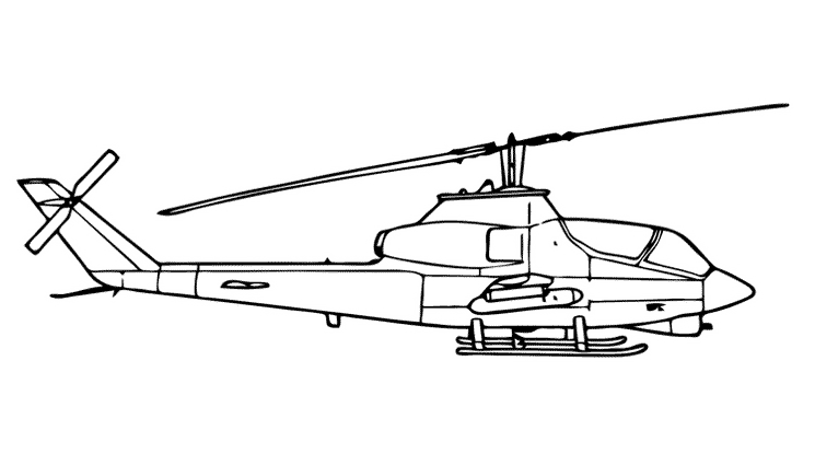 Malvorlage: Hubschrauber (Transport) #136200 - Kostenlose Malvorlagen zum Ausdrucken