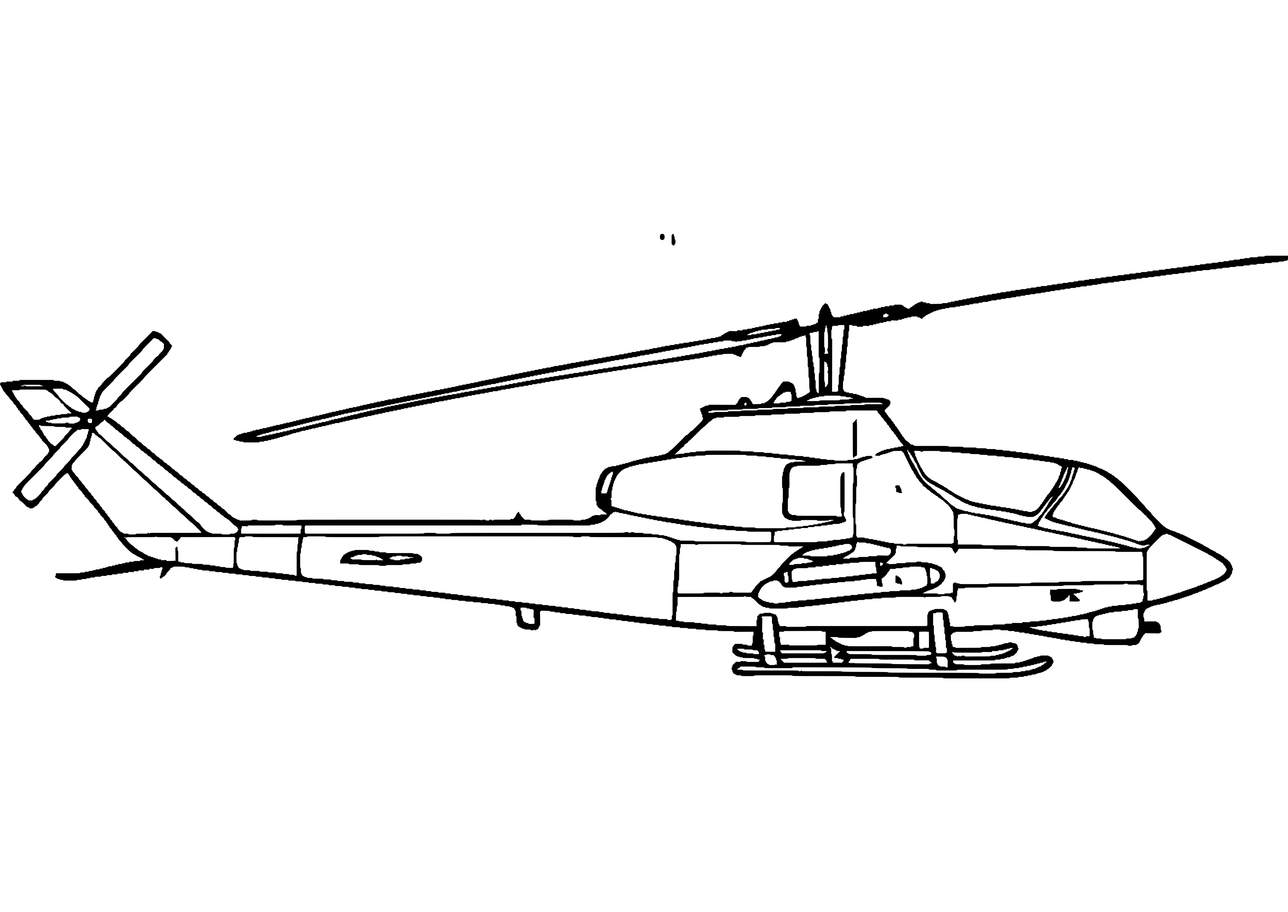 Malvorlage: Hubschrauber (Transport) #136212 - Kostenlose Malvorlagen zum Ausdrucken