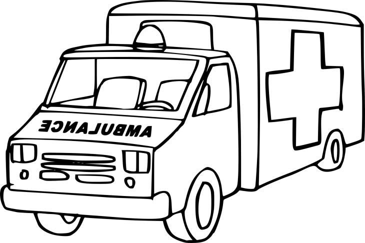 Malvorlage: Krankenwagen (Transport) #136753 - Kostenlose Malvorlagen zum Ausdrucken