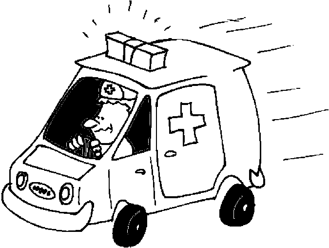 Malvorlage: Krankenwagen (Transport) #136774 - Kostenlose Malvorlagen zum Ausdrucken