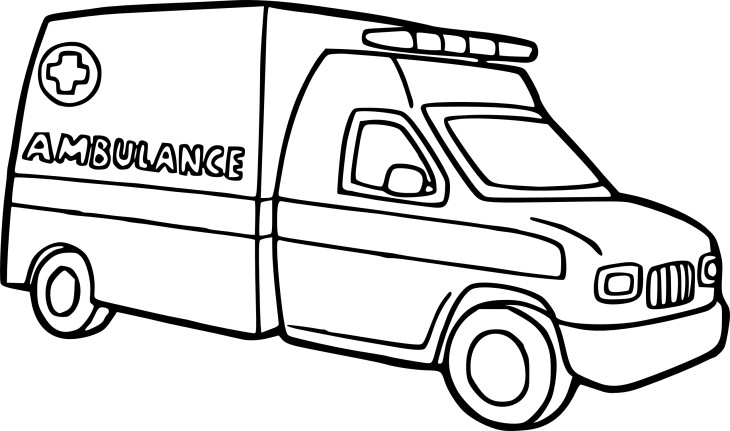 Malvorlage: Krankenwagen (Transport) #136775 - Kostenlose Malvorlagen zum Ausdrucken