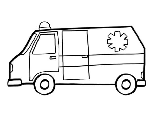 Malvorlage: Krankenwagen (Transport) #136792 - Kostenlose Malvorlagen zum Ausdrucken