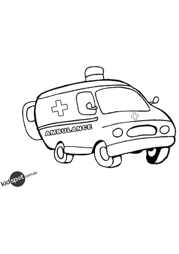 Malvorlage: Krankenwagen (Transport) #136853 - Kostenlose Malvorlagen zum Ausdrucken