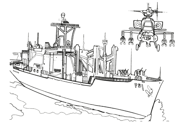 Malvorlage: Kriegsschiff (Transport) #138516 - Kostenlose Malvorlagen zum Ausdrucken