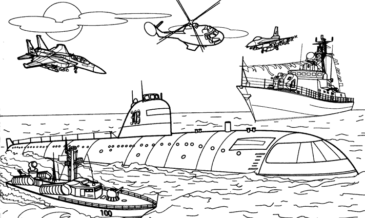 Malvorlage: Kriegsschiff (Transport) #138625 - Kostenlose Malvorlagen zum Ausdrucken