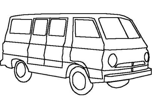 Malvorlage: Lieferwagen (Transport) #145096 - Kostenlose Malvorlagen zum Ausdrucken