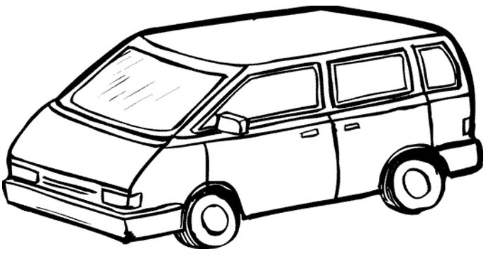 Malvorlage: Lieferwagen (Transport) #145099 - Kostenlose Malvorlagen zum Ausdrucken