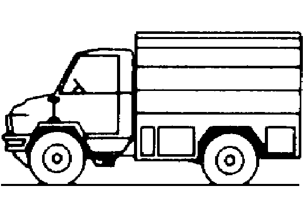 Malvorlage: Lieferwagen (Transport) #145101 - Kostenlose Malvorlagen zum Ausdrucken