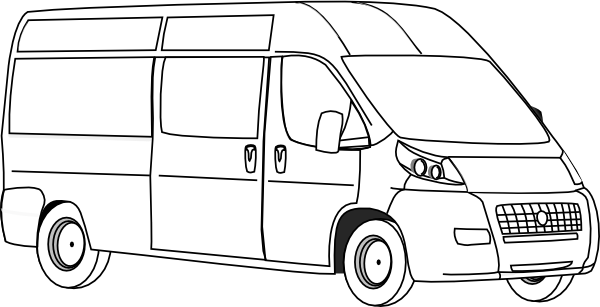 Malvorlage: Lieferwagen (Transport) #145245 - Kostenlose Malvorlagen zum Ausdrucken