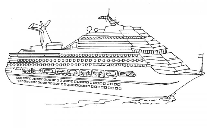 Malvorlage: Liner / Kreuzfahrtschiff (Transport) #140711 - Kostenlose Malvorlagen zum Ausdrucken