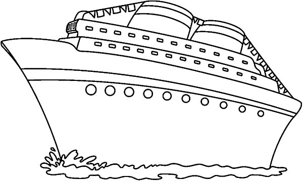 Malvorlage: Liner / Kreuzfahrtschiff (Transport) #140785 - Kostenlose Malvorlagen zum Ausdrucken