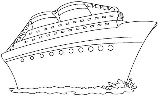 Malvorlage: Liner / Kreuzfahrtschiff (Transport) #140814 - Kostenlose Malvorlagen zum Ausdrucken