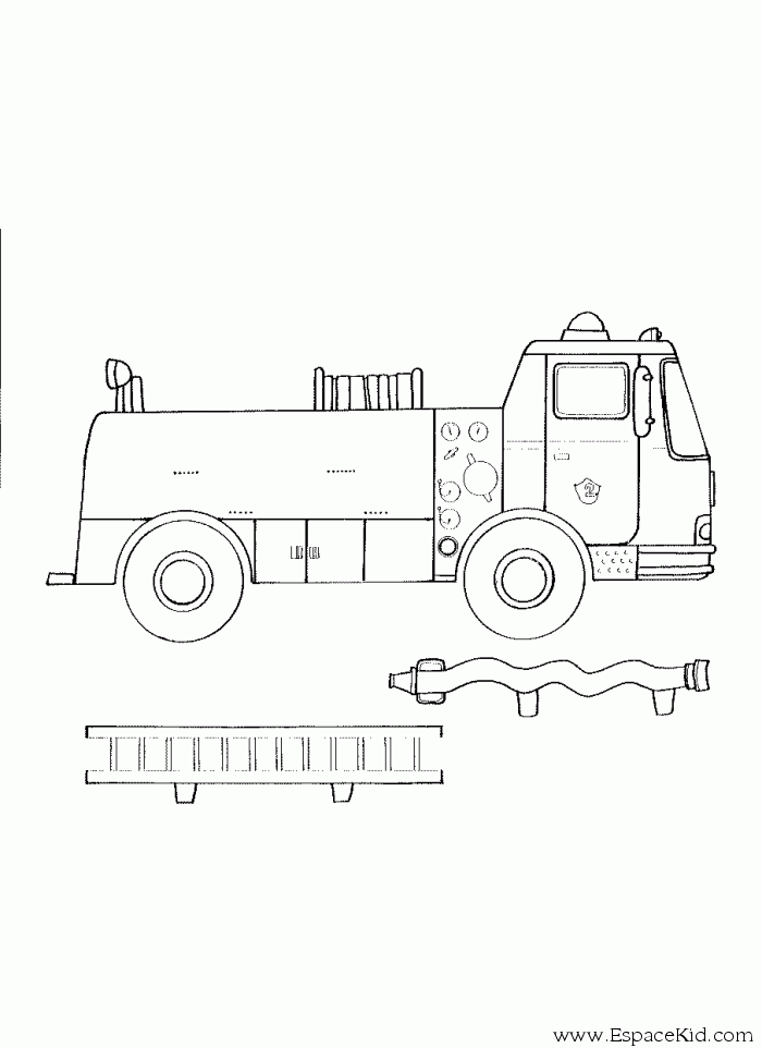 Malvorlage: LKW (Transport) #135637 - Kostenlose Malvorlagen zum Ausdrucken