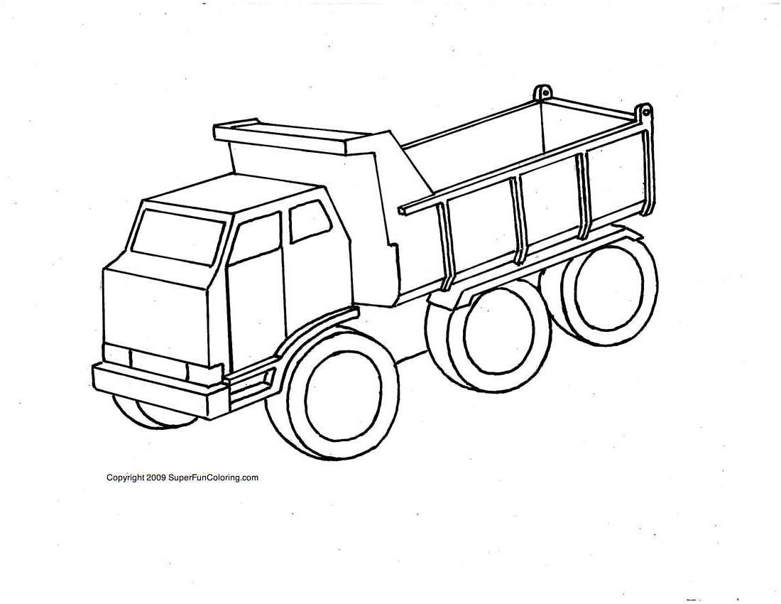 Malvorlage: LKW (Transport) #135710 - Kostenlose Malvorlagen zum Ausdrucken