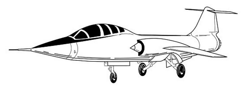 Malvorlage: Militärflugzeug (Transport) #141074 - Kostenlose Malvorlagen zum Ausdrucken