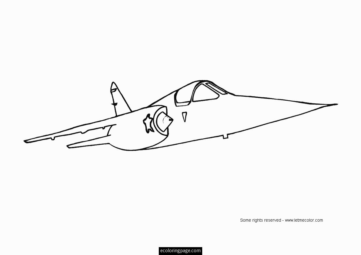 Malvorlage: Militärflugzeug (Transport) #141091 - Kostenlose Malvorlagen zum Ausdrucken