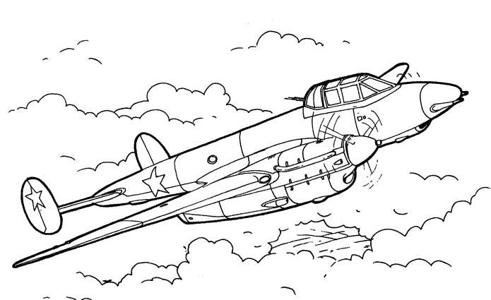 Malvorlage: Militärflugzeug (Transport) #141238 - Kostenlose Malvorlagen zum Ausdrucken