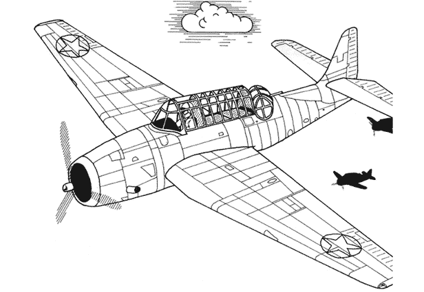 Malvorlage: Militärflugzeug (Transport) #141245 - Kostenlose Malvorlagen zum Ausdrucken