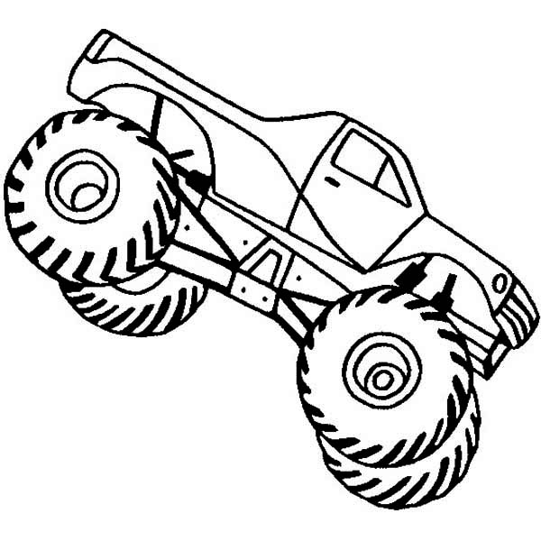 Malvorlage: Monster Truck (Transport) #141390 - Kostenlose Malvorlagen zum Ausdrucken