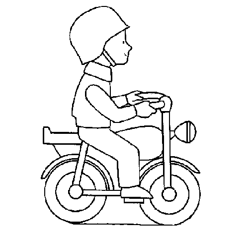 Malvorlage: Motorrad (Transport) #136341 - Kostenlose Malvorlagen zum Ausdrucken