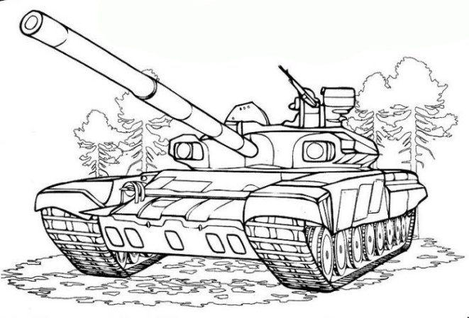 Malvorlage: Panzer (Transport) #138006 - Kostenlose Malvorlagen zum Ausdrucken