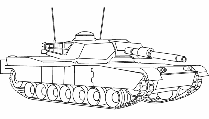 Malvorlage: Panzer (Transport) #138008 - Kostenlose Malvorlagen zum Ausdrucken