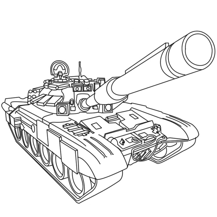 Malvorlage: Panzer (Transport) #138011 - Kostenlose Malvorlagen zum Ausdrucken