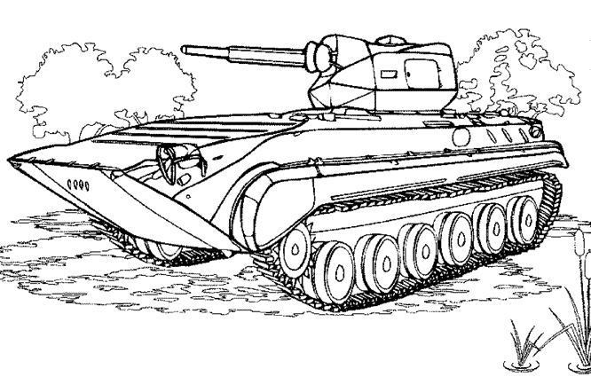 Malvorlage: Panzer (Transport) #138019 - Kostenlose Malvorlagen zum Ausdrucken