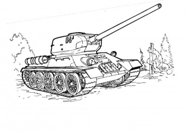Malvorlage: Panzer (Transport) #138027 - Kostenlose Malvorlagen zum Ausdrucken