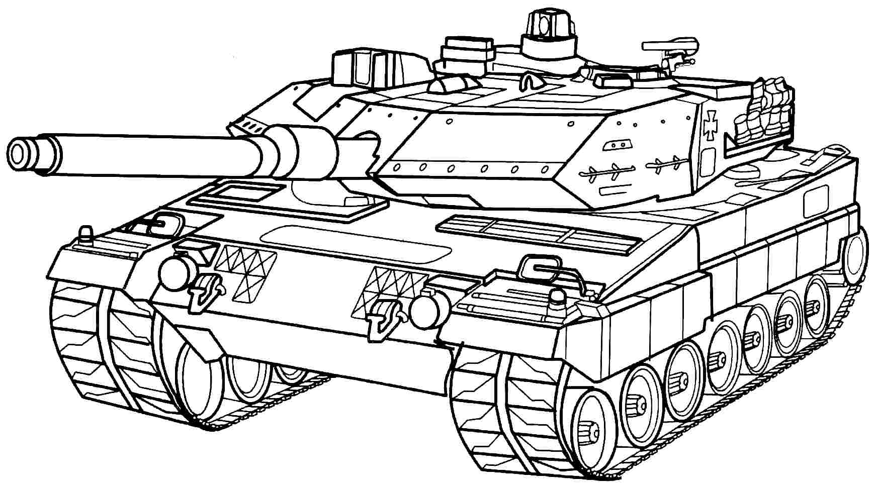 Malvorlage: Panzer (Transport) #138032 - Kostenlose Malvorlagen zum Ausdrucken