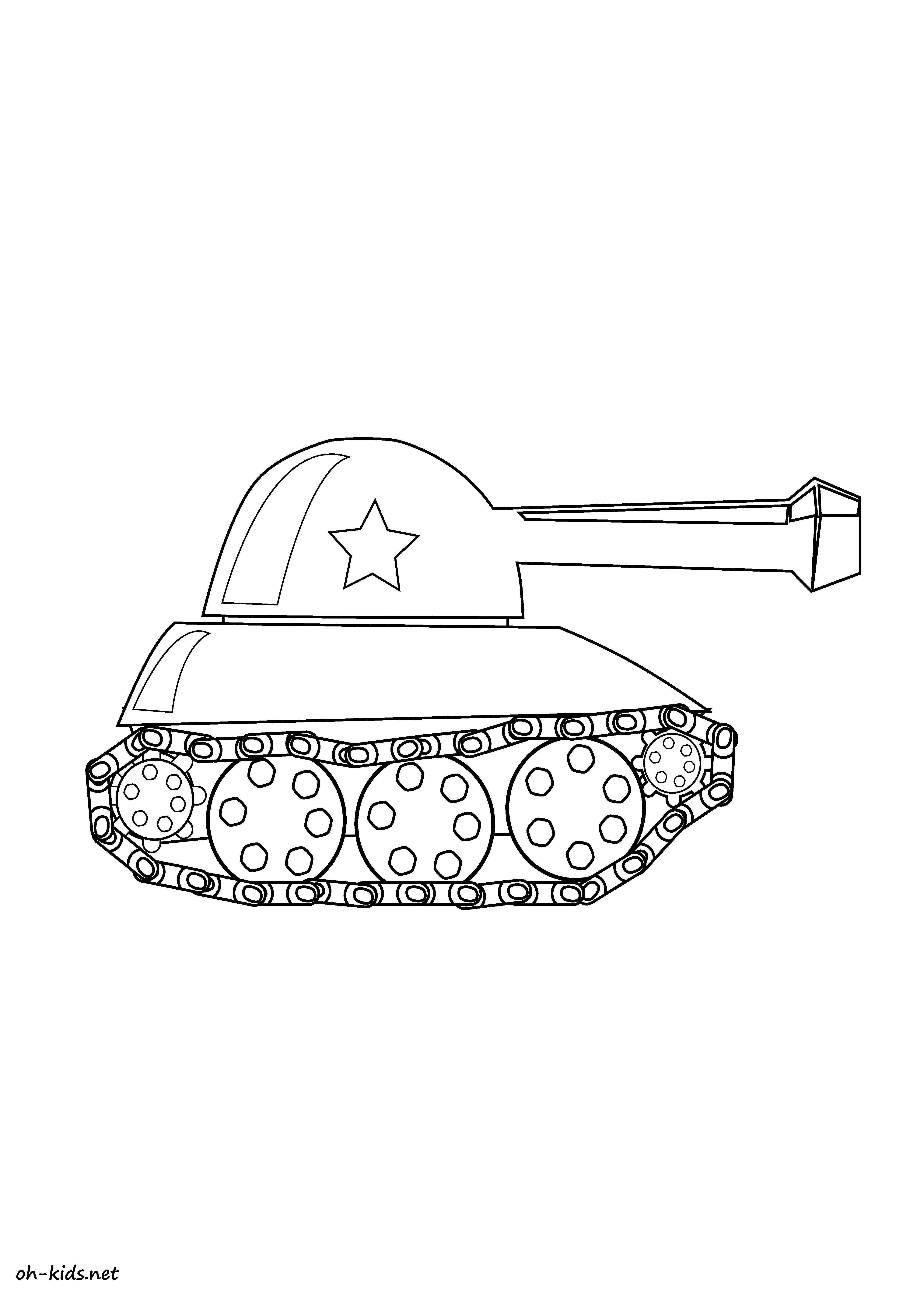 Malvorlage: Panzer (Transport) #138057 - Kostenlose Malvorlagen zum Ausdrucken