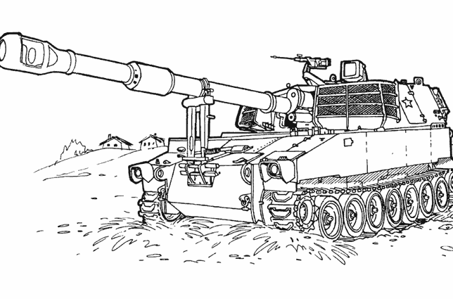 Malvorlage: Panzer (Transport) #138069 - Kostenlose Malvorlagen zum Ausdrucken