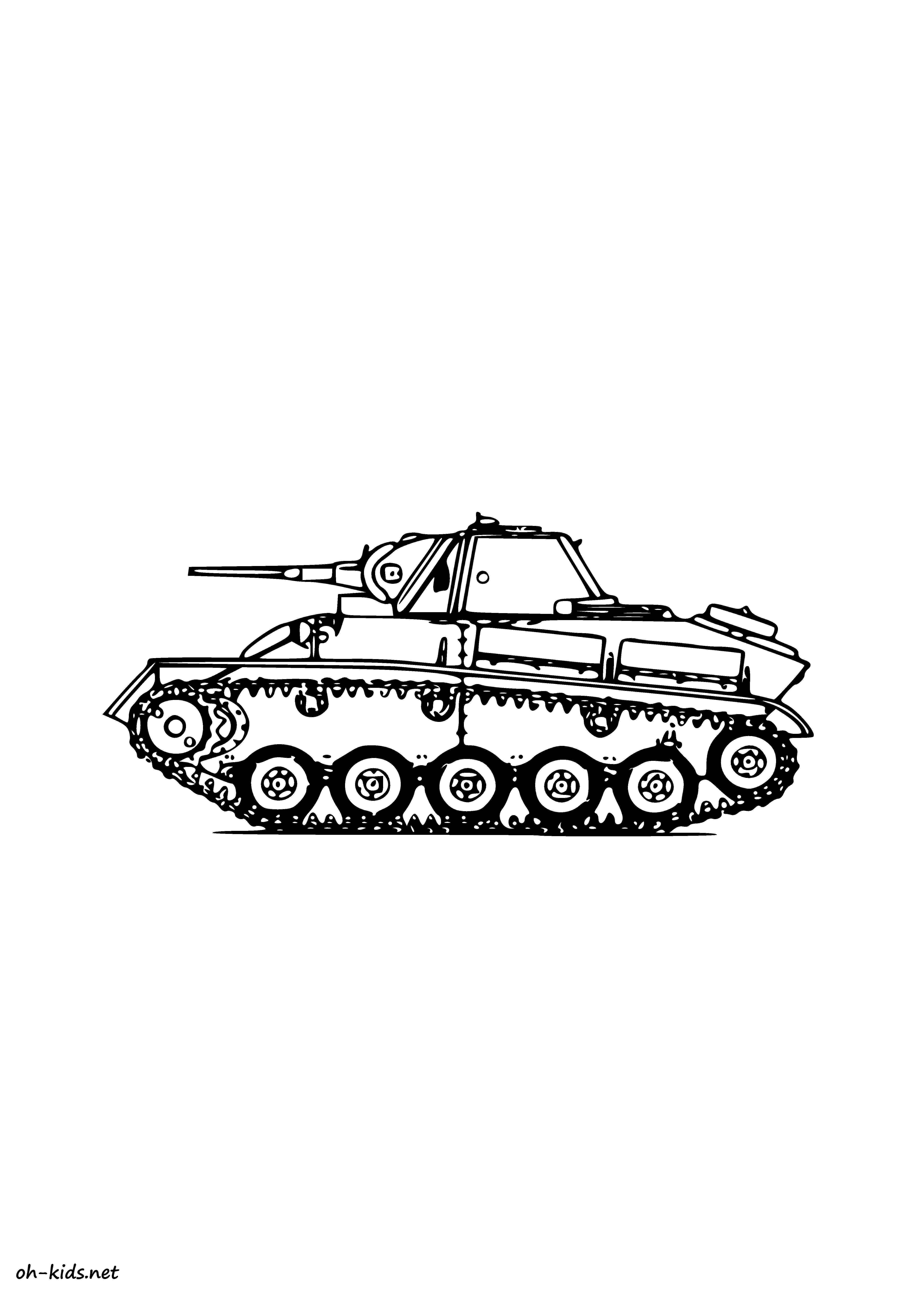 Malvorlage: Panzer (Transport) #138071 - Kostenlose Malvorlagen zum Ausdrucken