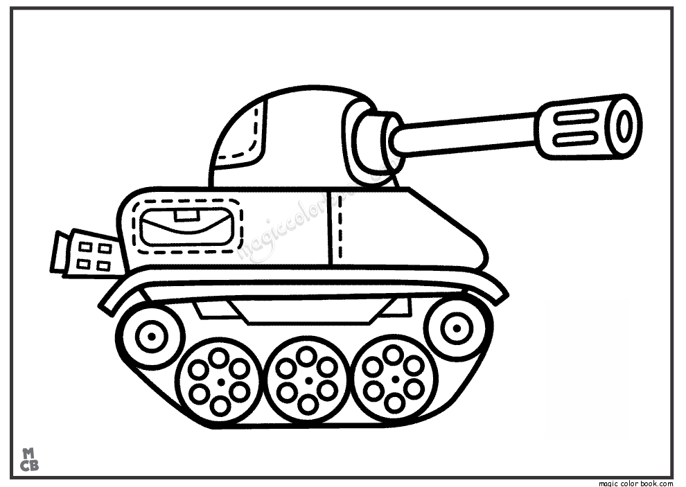 Malvorlage: Panzer (Transport) #138196 - Kostenlose Malvorlagen zum Ausdrucken