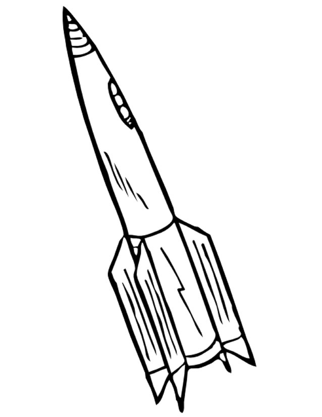 Malvorlage: Rakete (Transport) #140050 - Kostenlose Malvorlagen zum Ausdrucken