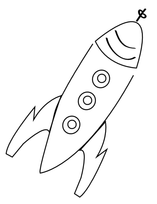 Malvorlage: Rakete (Transport) #140055 - Kostenlose Malvorlagen zum Ausdrucken
