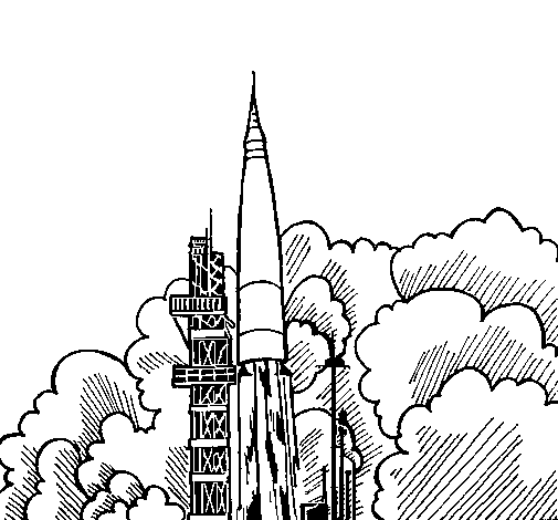 Malvorlage: Rakete (Transport) #140151 - Kostenlose Malvorlagen zum Ausdrucken