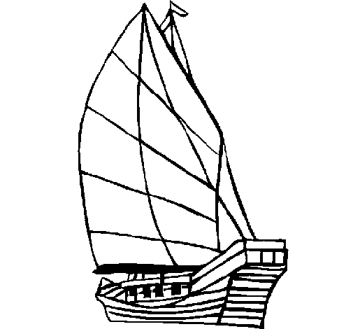 Malvorlage: Segelschiff (Transport) #143605 - Kostenlose Malvorlagen zum Ausdrucken