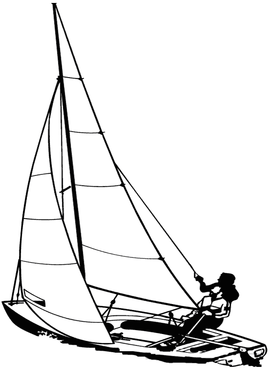 Malvorlage: Segelschiff (Transport) #143611 - Kostenlose Malvorlagen zum Ausdrucken