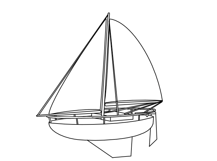 Malvorlage: Segelschiff (Transport) #143613 - Kostenlose Malvorlagen zum Ausdrucken