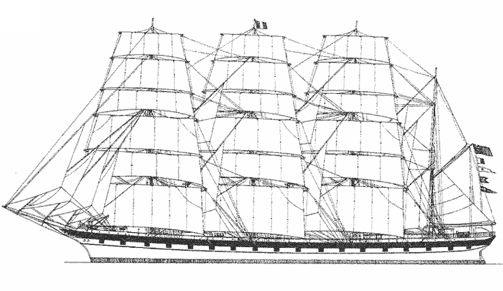 Malvorlage: Segelschiff (Transport) #143616 - Kostenlose Malvorlagen zum Ausdrucken