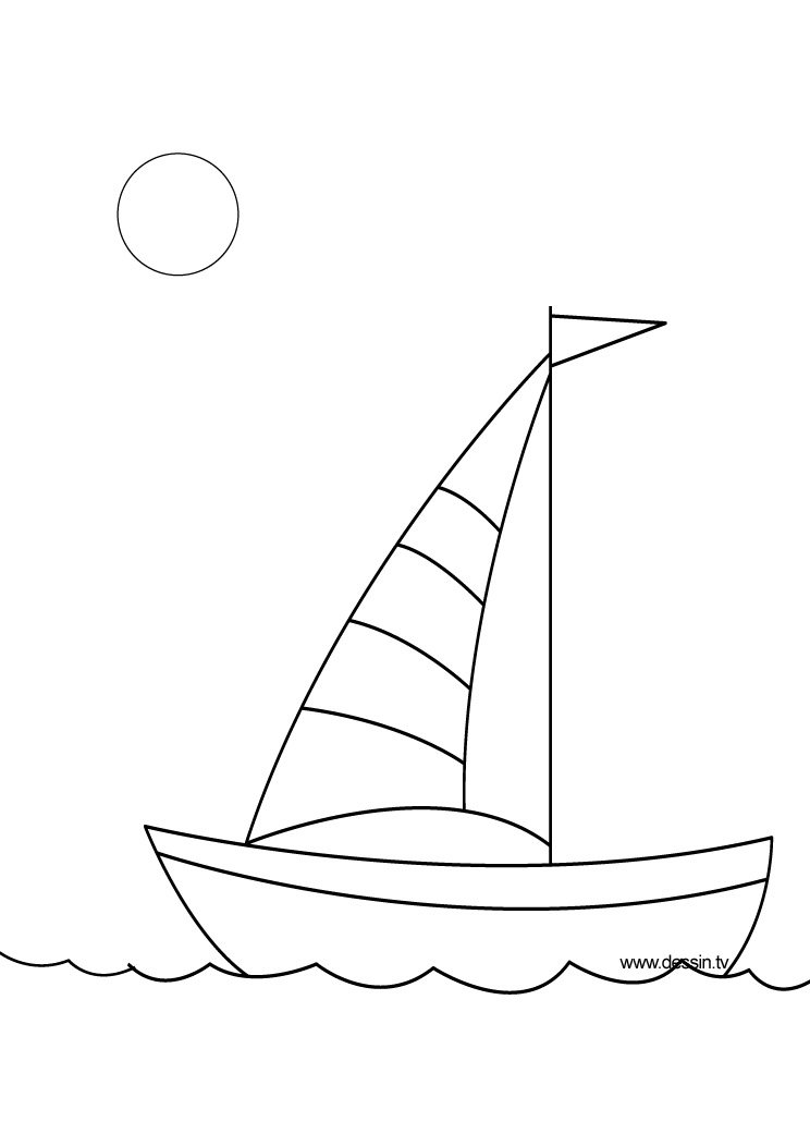 Malvorlage: Segelschiff (Transport) #143702 - Kostenlose Malvorlagen zum Ausdrucken