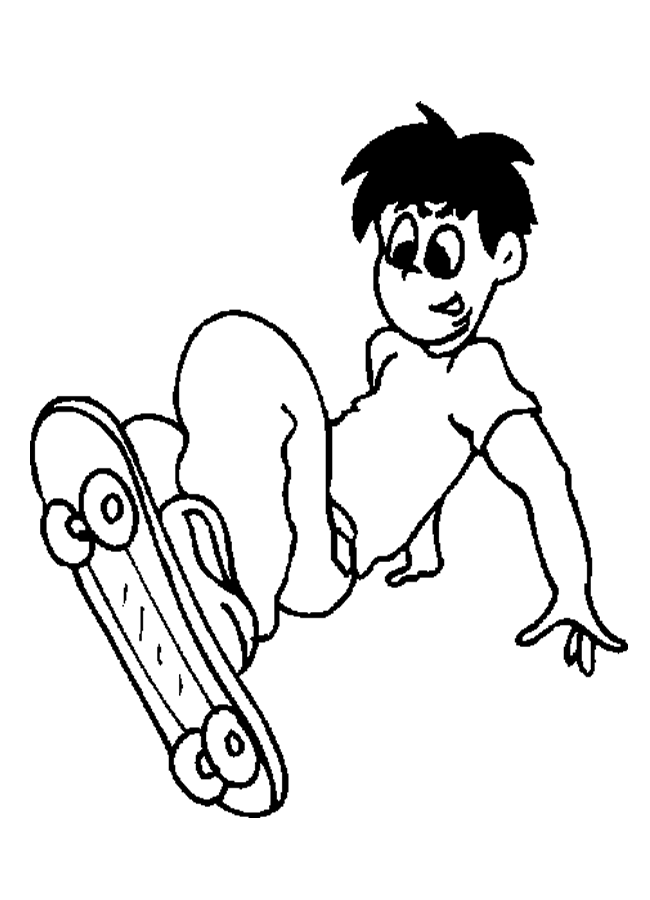 Malvorlage: Skateboard / Skateboard (Transport) #139306 - Kostenlose Malvorlagen zum Ausdrucken