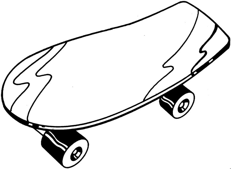 Malvorlage: Skateboard / Skateboard (Transport) #139308 - Kostenlose Malvorlagen zum Ausdrucken