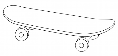 Malvorlage: Skateboard / Skateboard (Transport) #139315 - Kostenlose Malvorlagen zum Ausdrucken