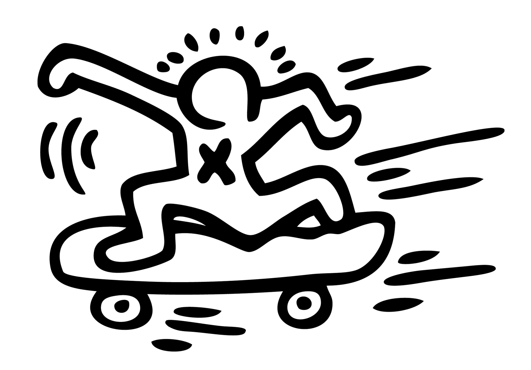 Malvorlage: Skateboard / Skateboard (Transport) #139328 - Kostenlose Malvorlagen zum Ausdrucken