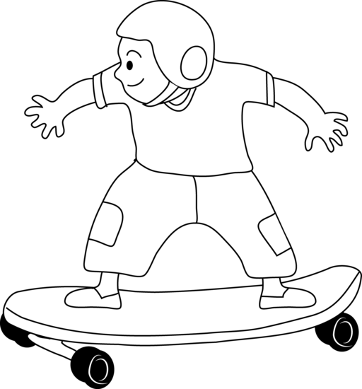 Malvorlage: Skateboard / Skateboard (Transport) #139393 - Kostenlose Malvorlagen zum Ausdrucken